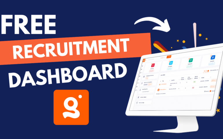 An image showing the free recruitment dashboard which is available as part of the Giig Hire's Free Software