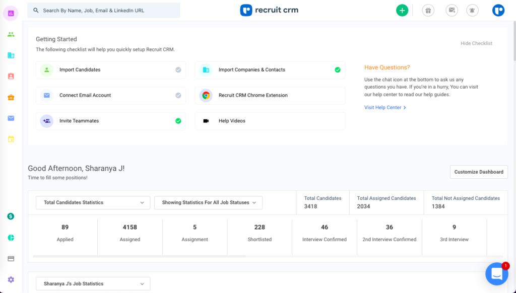 Manatal Alternatives - RecruitCRM