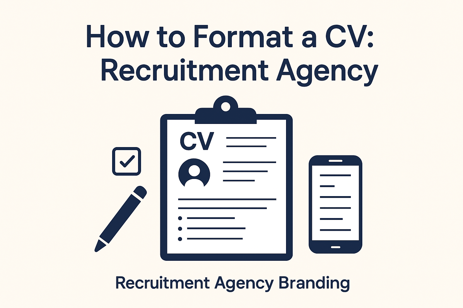 How to Format a CV: Recruitment Agency Branding