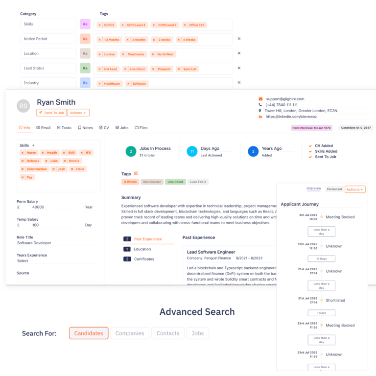 Frequently asked questions for the Giig free applicant tracking system, helping solo recruiters bypass the data overload of corporate tools and get their database set up in just one click.