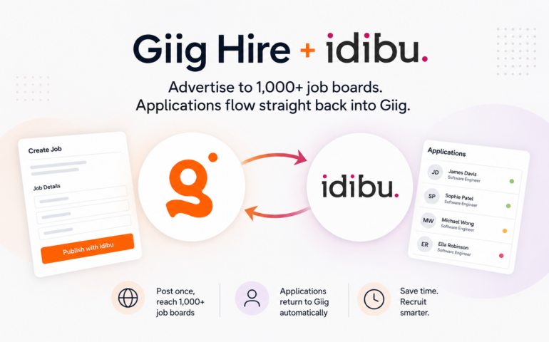 Idibu partner with Giig Hire